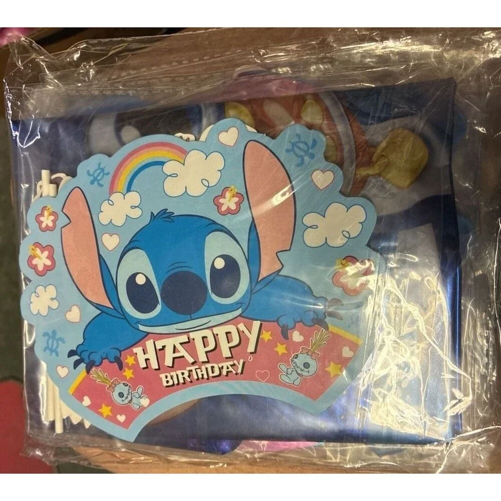 Disney Lilo & Stitch 103-Piece Birthday Party Supplies Decoration Set